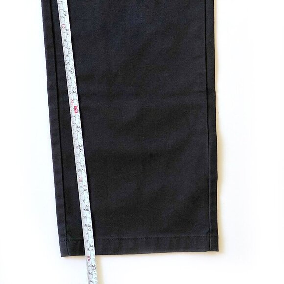 Old Navy Mens Black Loose Ultimate Built-In Flex Chino Pants 28x32 Work Uniform - Picture 9 of 9